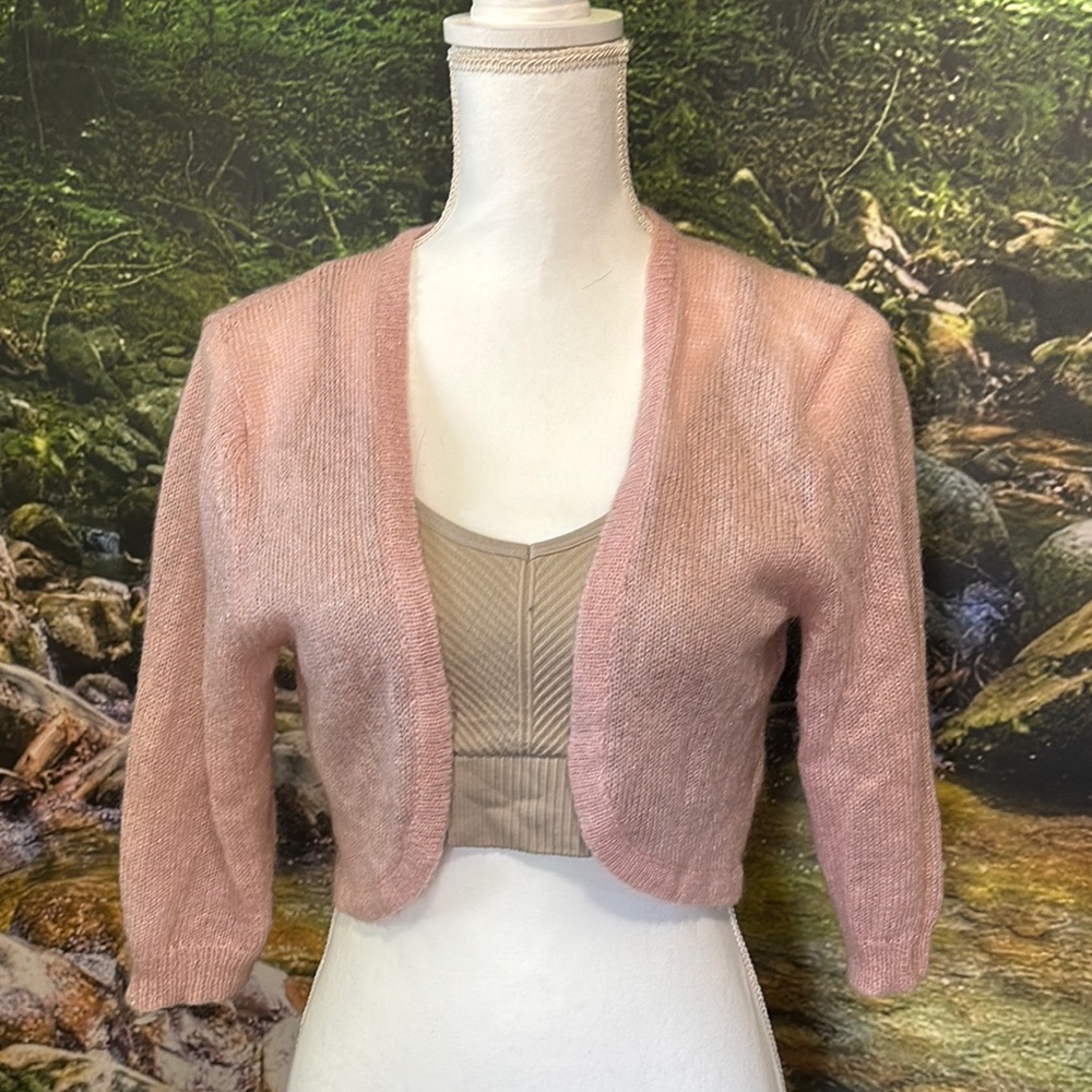 GAP Pink Knit Shrug with Soft Texture